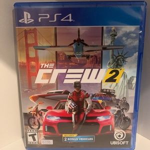 Sony PS4 The Crew 2 Video Game Disc